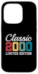 Coque pour iPhone 14 Pro 25 ans Classic 2000 Édition limitée rétro 25ème anniversaire