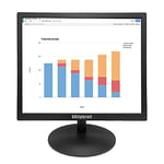 SKitphrati 17 Inch PC Monitor 1280 X 1024 LED 4 3 Monitor, Computer Monitor with HDMI & VGA, TN Panel, 60 Hz, 5Ms, 4:3, VESA, for Computer Laptop Ras Pi