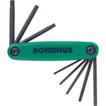 Bondhus torx nyckelset, TX9 - TX40, 8 delar