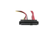 StarTech.com 18in SAS 29 Pin to SATA Cable with LP4 Power - 18in SAS 29 pin to SATA Cable - 18in SFF 8482 to SATA (SAS729PW18) - ATA/SAS-kabel - 46 cm