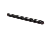 Roline Roline Cat.5E (Klass D), Patchpanel 19, 24 Portar, Utp, Svart