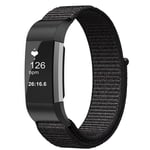 Nylonarmband Fitbit Charge 4/Charge 3 Svart