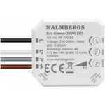 Bakkantstyrd rc malmbergs - Dosdimmer utan nolla, 5 250w led vit