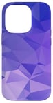 Coque pour iPhone 14 Pro Simple Abstrait Bleu Abstrait Triangle