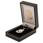 Liverpool FC Sterling Silver Small Crest Pendant &amp; Chain