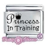 PRINCESS IN TRAINING * Daisy Charm Use with 9mm Italian Modular charm bracelet