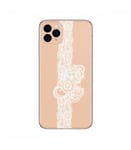 Coque Iphone 11 PRO MAX dentelle paisley blanc doodling mandala