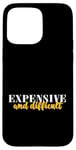 Coque pour iPhone 15 Pro Max University Varsity-Gold Cher & Difficult Varsity-Gold