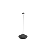 Lampe de Table - Lampe Portable Rechareable - IP54 - LED Dimmable sans Fil - Noir - 29 cm - Pina - Zafferano