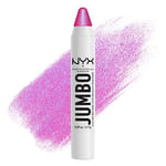 NYX Professional Makeup Crayon Highlighter pour le Visage Jumbo Multi-Use Face Stick, Couleur Intense, Crayon Highlighter Multi-usages avec Huiles de Soin, Couleur : Blueberry Muffin (04)