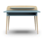 Bureau enfant 1 niche bleu L110 cm LINIA   