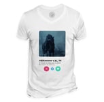 T-Shirt Homme Col V Cavalier Sans Tête Réseau Social Rencontre Amour