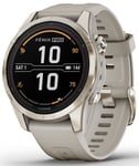 Garmin 010-02776-15 Fēnix 7S Pro Sapphire Solar Edition Svart/Gummi Ø42 mm