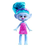 Mattel Trolls 3, Poupée Chenille Avec Cheveux Flashy Et Accessoires, À Collectionner, Jouet Enfant, A Partir De 3 Ans, HNF15