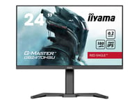 iiyama G-MASTER Red Eagle GB2470HSU-B6 - Écran LED - jeux - 24" (23.8" visualisable) - 1920 x 1080 Full HD (1080p) @ 180 Hz - Fast IPS - 300 cd/m² - 1000:1 - 0.2 ms - HDMI, DisplayPort -...