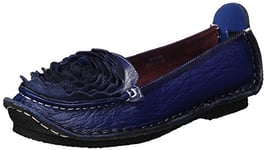 Laura Vita Femme Vicvianeo Ballerines fermées, Bleu Bleu, 40 EU