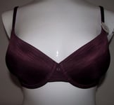 NEW 34 B FULL CUP UNDERWIRED T-SHIRT BRA MARKS & SPENCER BERRY LIGHTLY PADDED