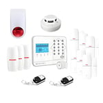 Kit Alarme Maison connectée sans Fil WiFi Box Internet et GSM Futura Blanche Smart Life- Lifebox - KIT6