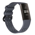 Fitbit Charge 3 / Charge 4 - Silikonarmband str. S - Lilla