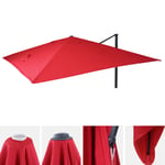 Toile De Rechange Pour Parasol Déporté Hwc, 3 X 4 MRouge