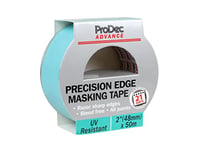 ProDec Advance 48mm (2 inch) x 50m UV Resistant Precision Edge Multi Surface Painters Masking Tape for Razor Sharp Lines with No Paint Bleed For Indoor & Outdoor Painting and Decorating, 2"