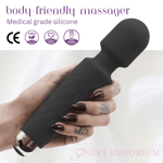 Muscle Massager Full Body Electric Relaxing Vibration Magic Wand Waterproof UK