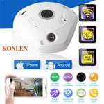 360 ° Caméra IP 3mp - fisheye panoramique 1080p wifi cctv VR video ip cam + 32G carte TF