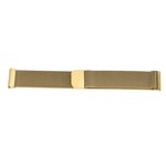 ((Gold)Smartwatch Strap Stainless Steel Smartwatch Band Wristband Replacemen