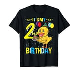 Boy Girl 2 Years Old Its My 2nd Birthday Duck Birthday T-Shirt