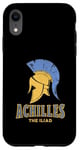 iPhone XR Achilles the Iliad Homer Greek Helmet Symbol Case