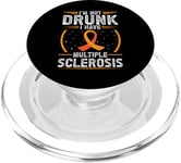 Soutien de sensibilisation à la sclérose en plaques « I'm Not Drunk I Have MS MS » PopSockets PopGrip pour MagSafe