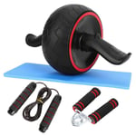 Abdominal Exercise Wheel Fitness Equipment Set Springback Wrist Muscle Training Wire Bearing Jumprope Wrist Developer