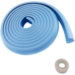 2x2m l Forme Protection d'Angles, Protections Coins, Rouleau en Mousse Anti Choc Protecteurs Bords de Table en Verre - Bleu