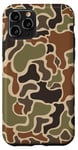 Coque pour iPhone 11 Pro Camouflage vert forêt marron canard camouflage chasse