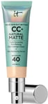 IT Cosmetics CC+ Natural Matte Base de Maquillaje en Crema SPF40 #Fair 32 ml