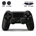 tummanharmaa vihreä Data Frog pehmeä silikonigeeli kumikotelon suojus SONY Playstation 4 PS4 ohjaimen suojakuorelle PS4 Pro Slim Gamepadille