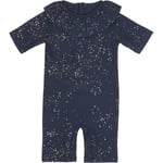 Konges Sløjd UV suit girls – navy étoile gold - 56/62