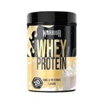 Warrior Whey Protein Powder 500g - Up to 36g* Protein per Shake – Low Sugar - Muscle Growth and Recovery Drink - Amazing Taste - 20 Servings - GMP Certified (Vanilla Milkshake)