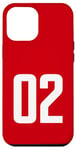 iPhone 12 Pro Max Number 02 in white pocket style version Case