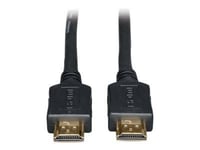 Eaton Tripp Lite Series High-Speed HDMI Cable, Digital Video with Audio, UHD 4K (M/M), Black, 3 ft. (0.91 m) - Câble HDMI - HDMI mâle pour HDMI mâle - 91 cm - double blindage - noir