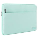 MoKo 9-11 Inch Tablet Sleeve Bag Carrying Case Fits New 11-inch iPad Pro M4/iPad Air M2 2024, iPad Air 5/4/3th 10.9/10.5, iPad Pro 11 M2, iPad 10th 10.9, iPad 9/8/7th Gen 10.2, Tab S8/S9 11,Mint Green