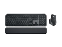 Logitech MX Keys S Combo - Clavier et souris sans fil avec repose-poignets, écl