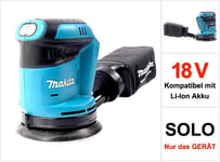 Eksentrinen hiomakone Makita BBO 180 Z 18 V, ilman akkua ja laturia