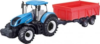 Traktor med tippkärra - New Holland T7.315 - Burago