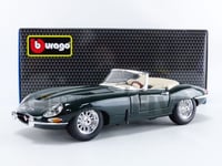 BBURAGO 1/18 - JAGUAR TYPE E CABRIOLET 12046GR