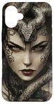 Coque pour iPhone 16 Plus Lilith Medusa Serpent Cobra Snake Mythologie grecque