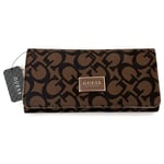 GUESS Purse | Cocoa Abree Large Womens Logo Wallet | Card Case Coin Gift