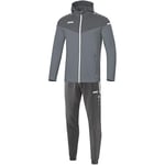 JAKO Survêtement à capuche en polyester Champ 2.0 - Pour homme - Gris pierre - Anthra Light - S - M9420