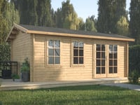 Log Cabin Garden House Iris 5.1m x 3.9m in Sheds & Carports > Cabins & Studios