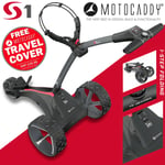 MOTOCADDY 2023 S1 DHC ELECTRIC GOLF TROLLEY +18 HOLE LITHIUM BATTERY +FREE GIFT